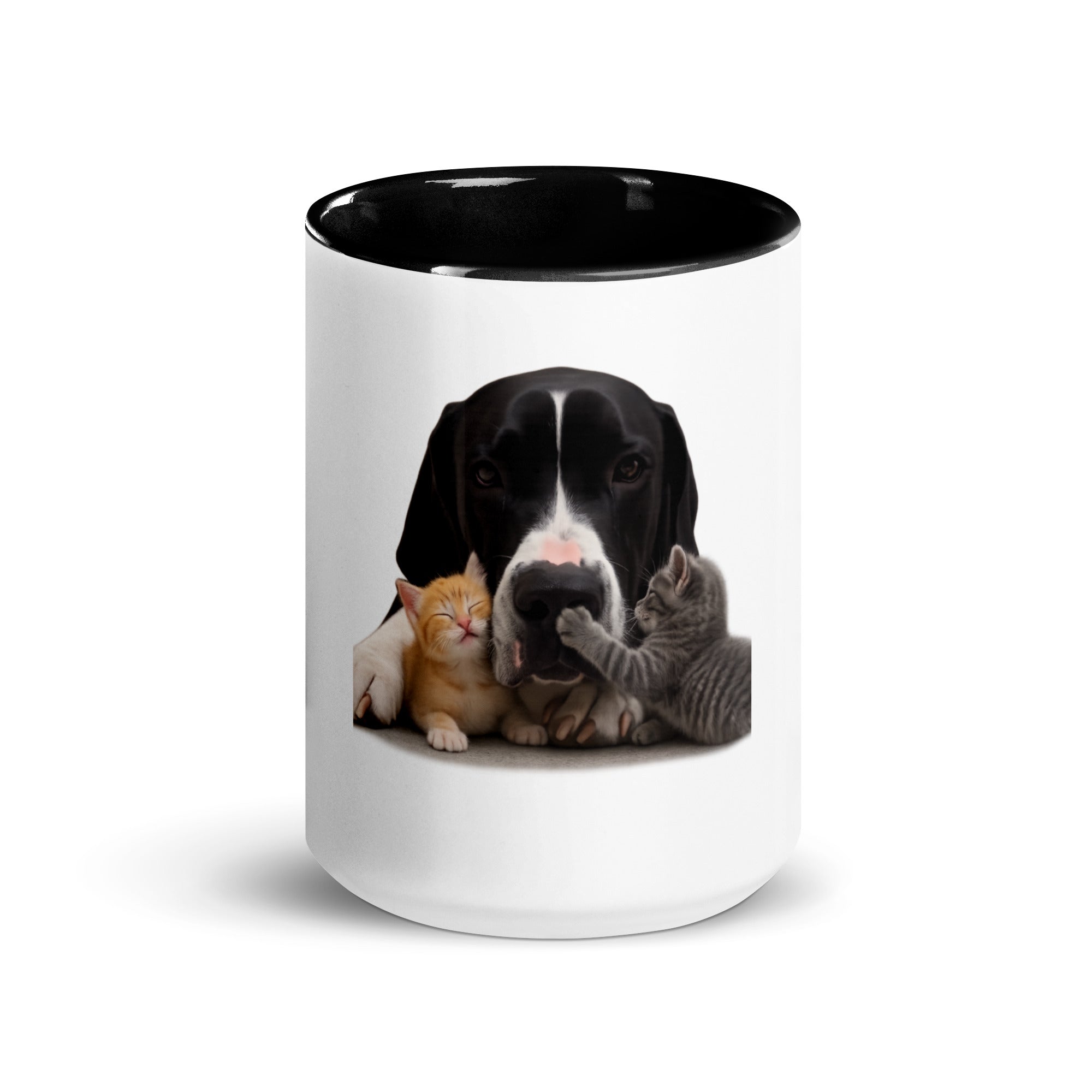 Great Dane black accent Mug 15 oz