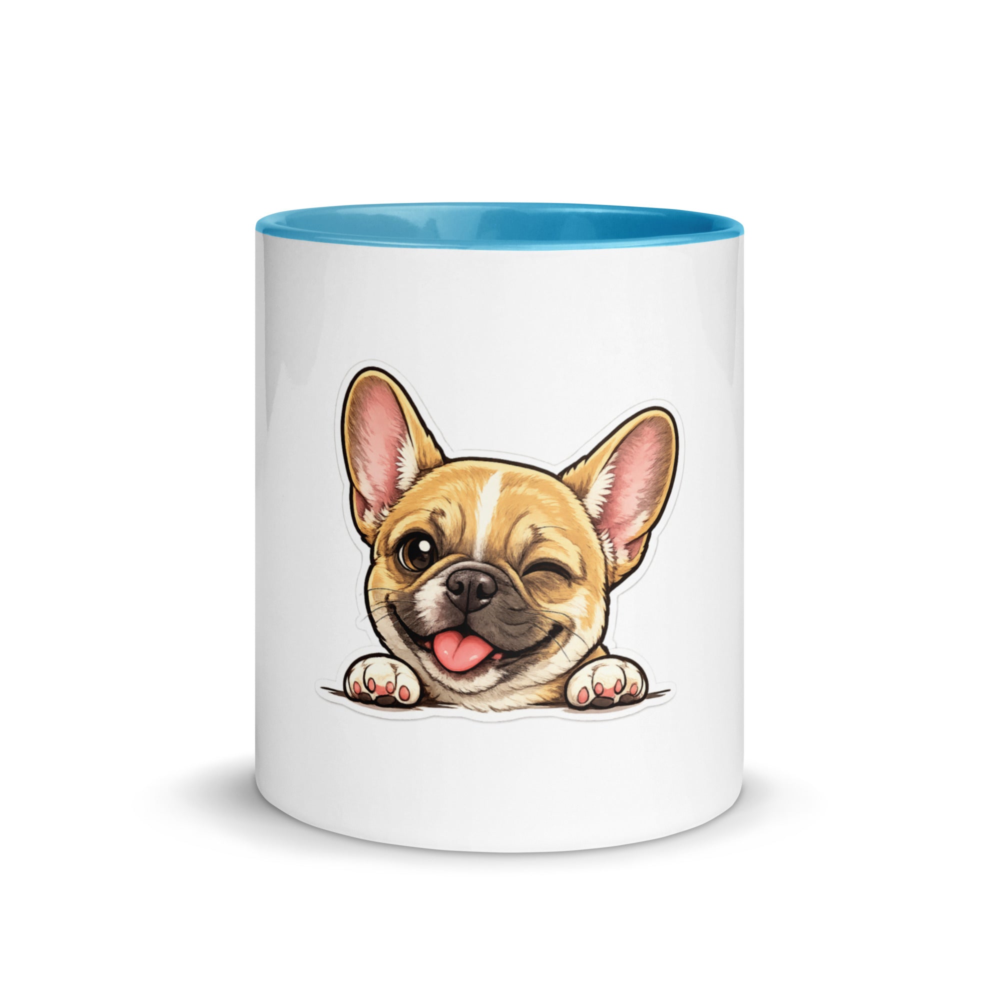Cozy French Bulldog accent mug 11 oz
