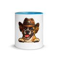 Cozy Boxer Dog accent mug 11 oz