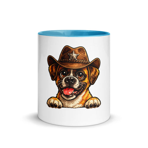 Cozy Boxer Dog accent mug 11 oz
