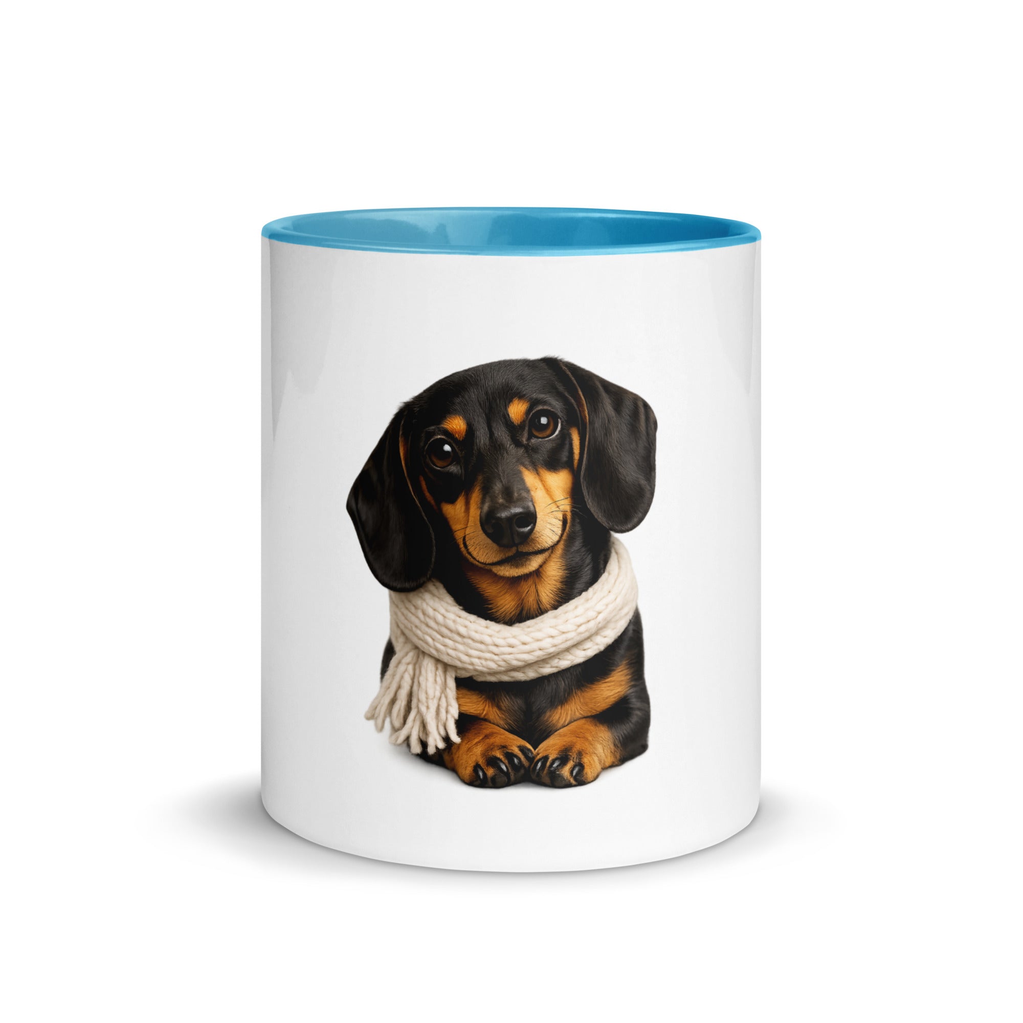 Cozy Dachshund accent mug 11 oz