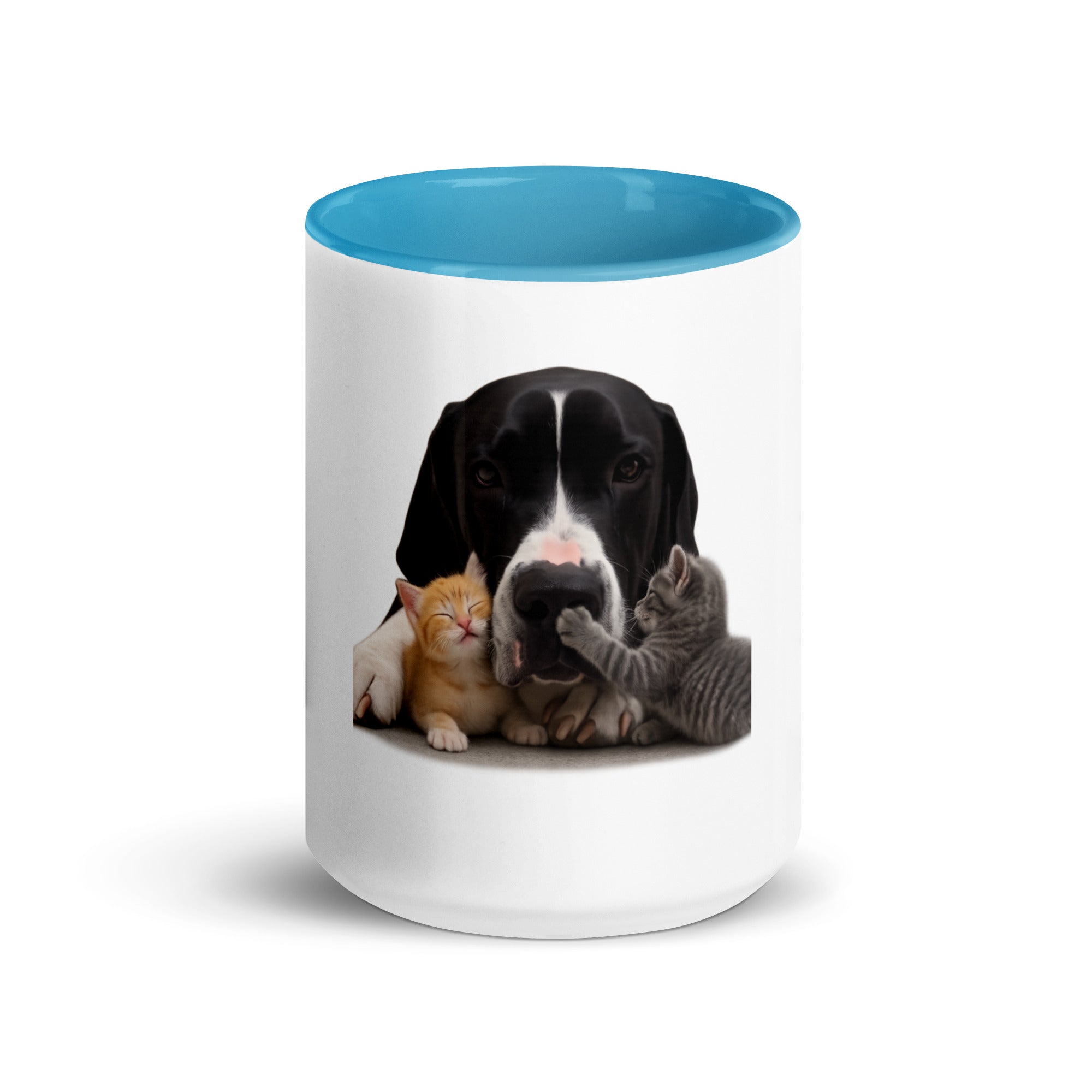Great Dane blue accent Mug 15 oz