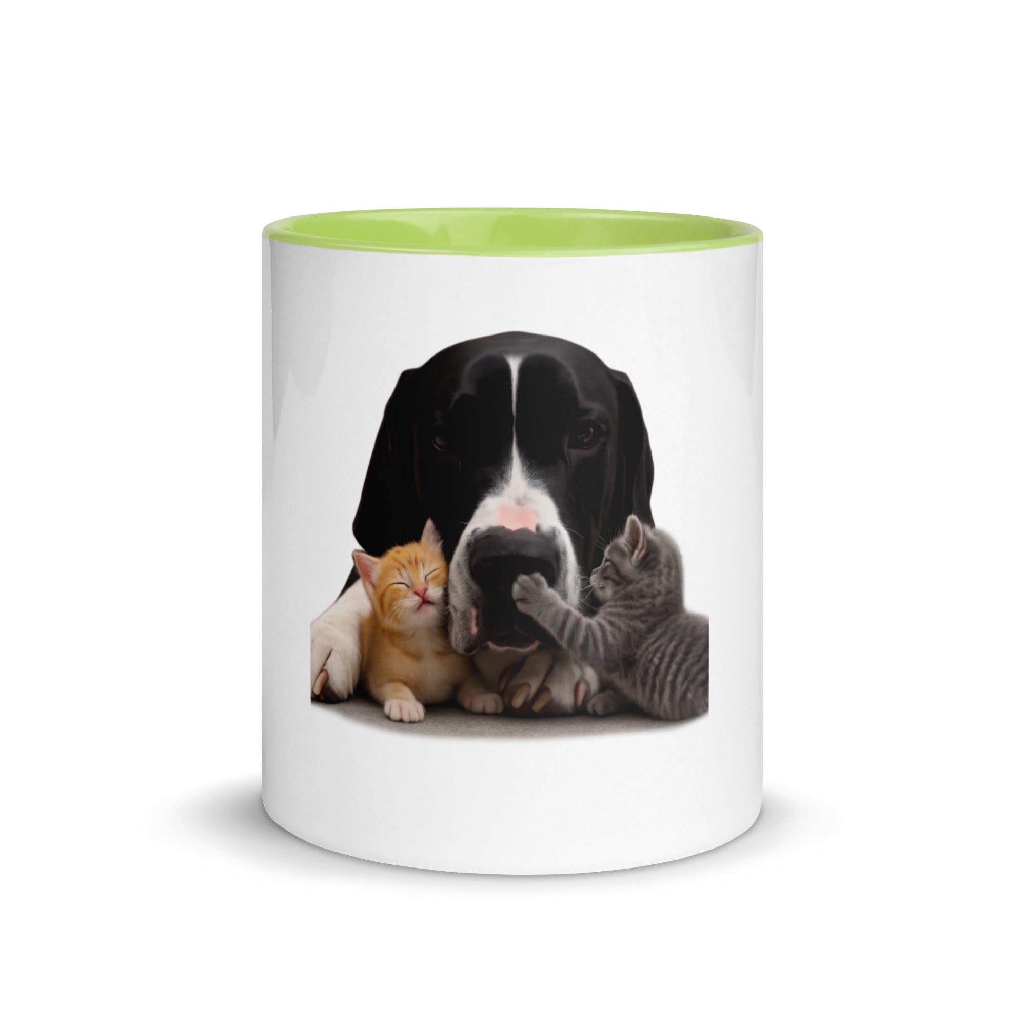 Great Dane green accent Mug 11 oz