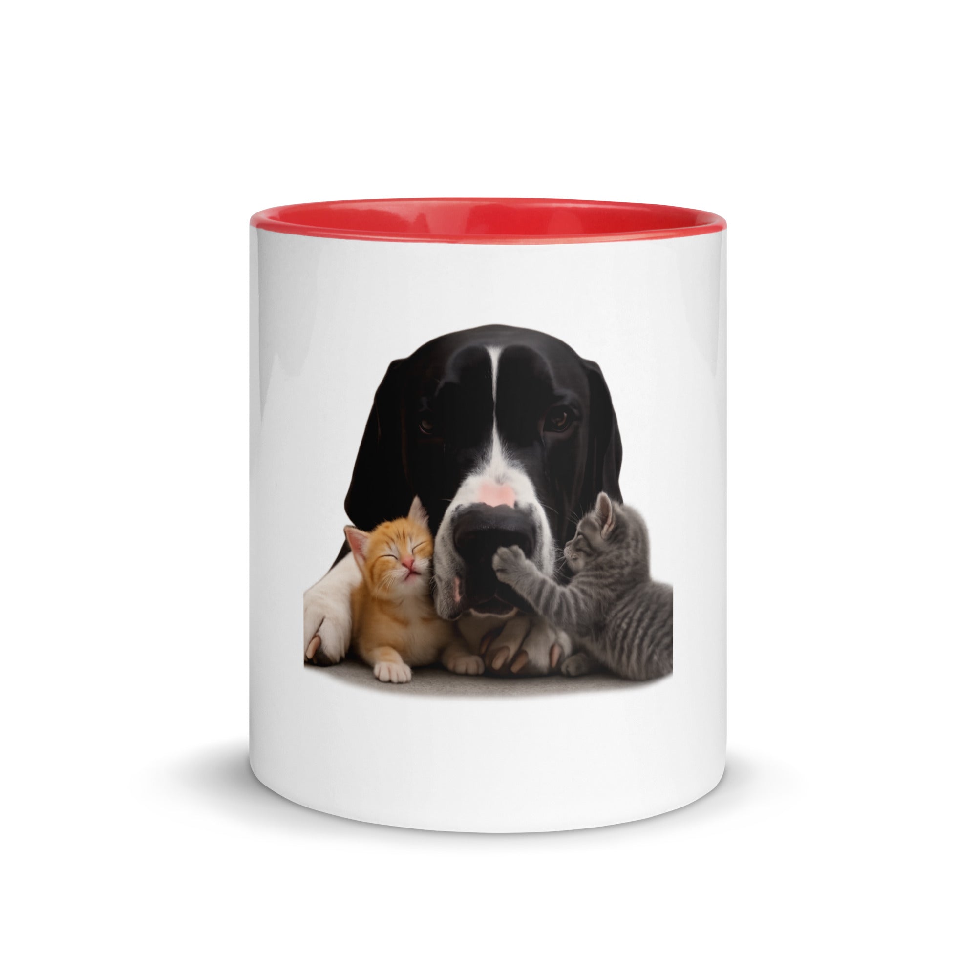 Great Dane red accent Mug 11 oz