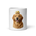 Golden Retriever white mug 11 oz