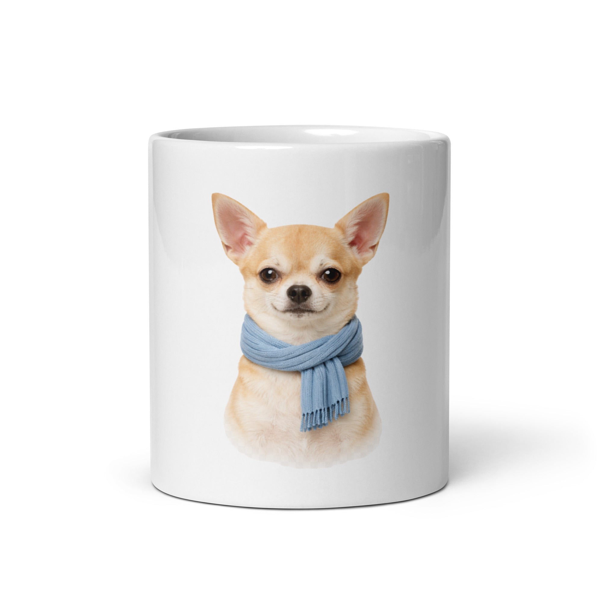 Cozy Chihuahua white mug 11 oz