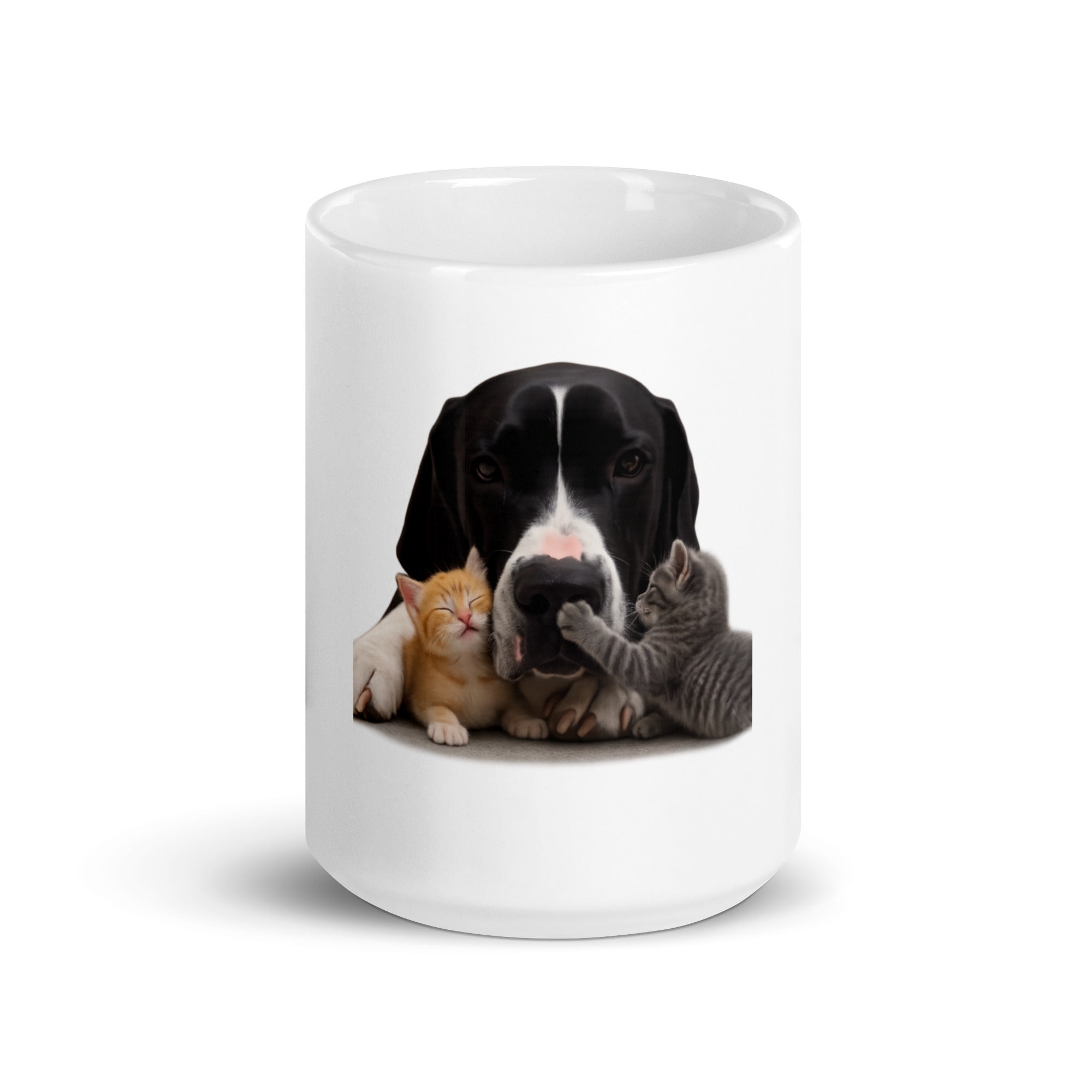Great Dane white Mug 15 oz